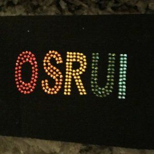 Camp OSRUI Custom Rhinestone Make up Bag Cosmetic